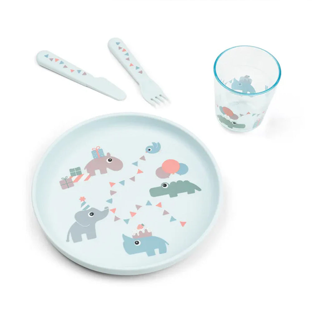 Set Foodie para comer Celebration azul