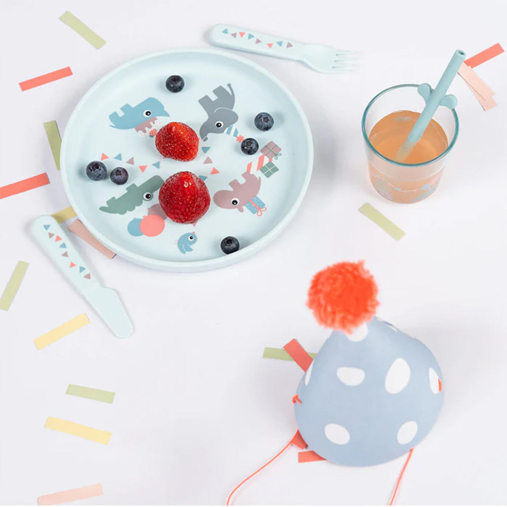 Set Foodie para comer Celebration azul