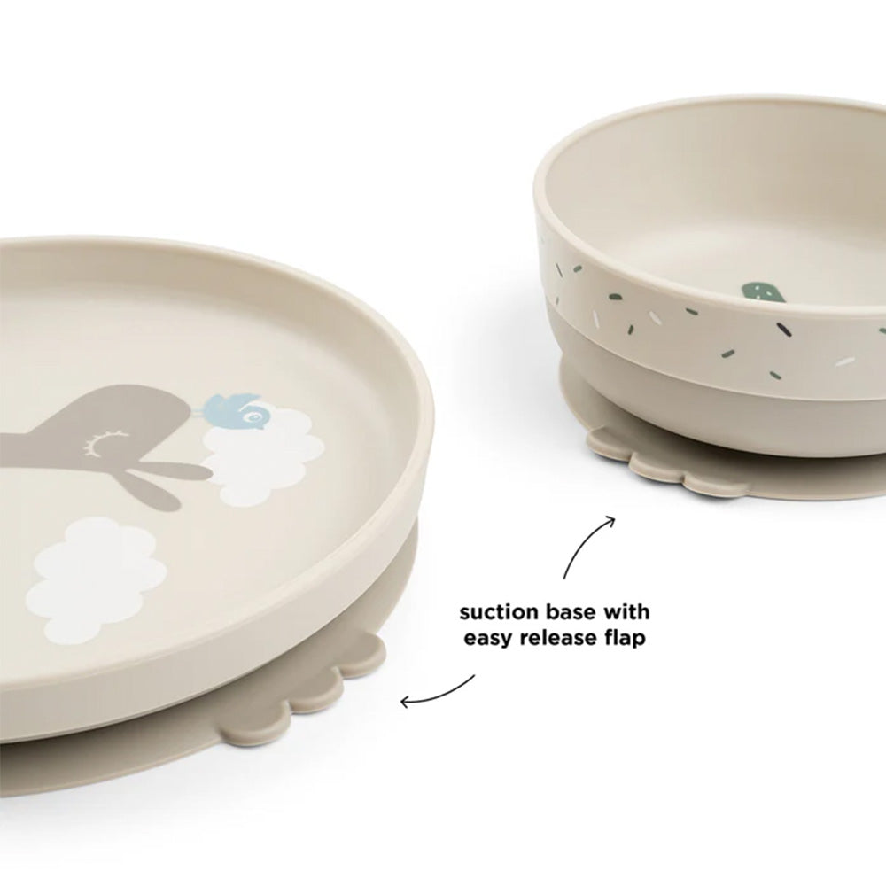Set Foodie para comer con ventosa Lalee arena