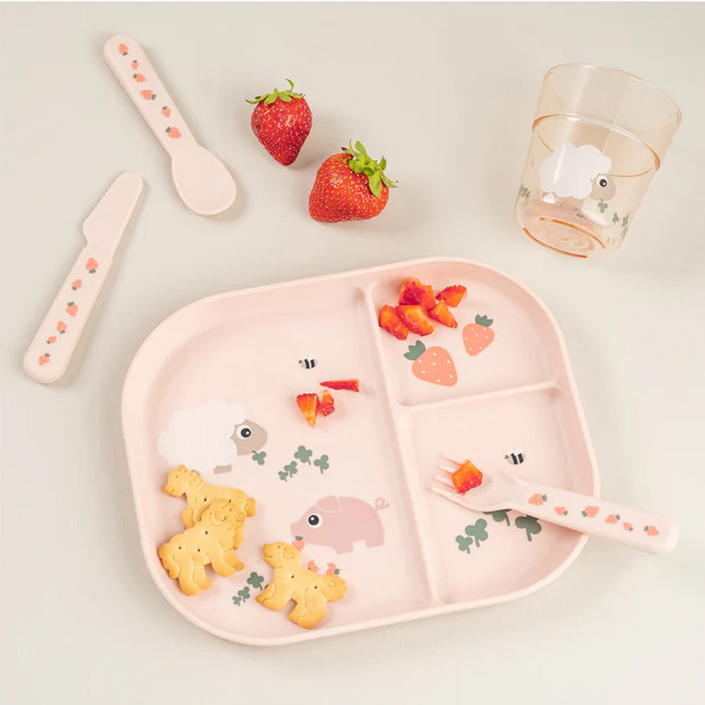 Vaso de Tritan Tiny Farm rosa