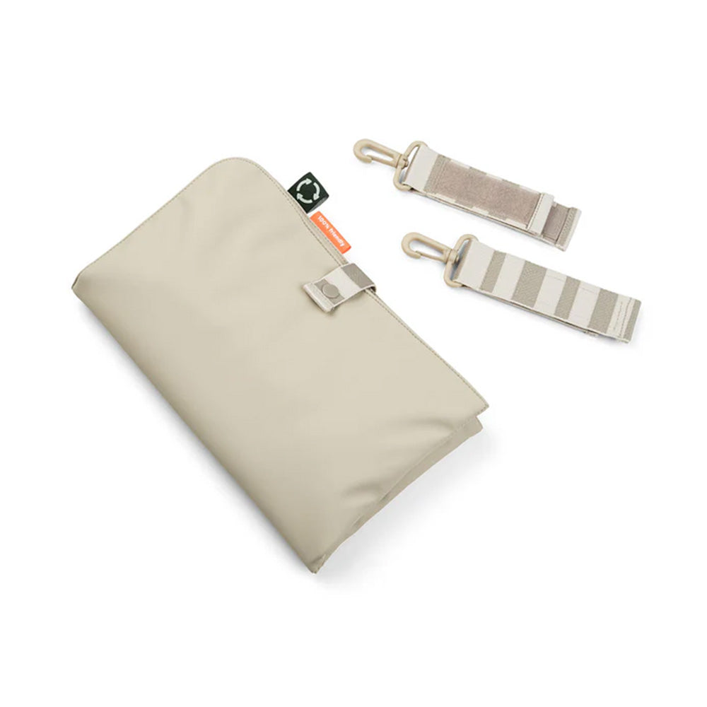 Bolso Maternal acolchado con mudador portatil arena