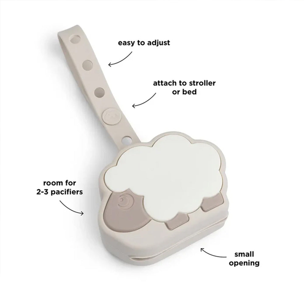 Caja de silicona para chupete Sheepy arena