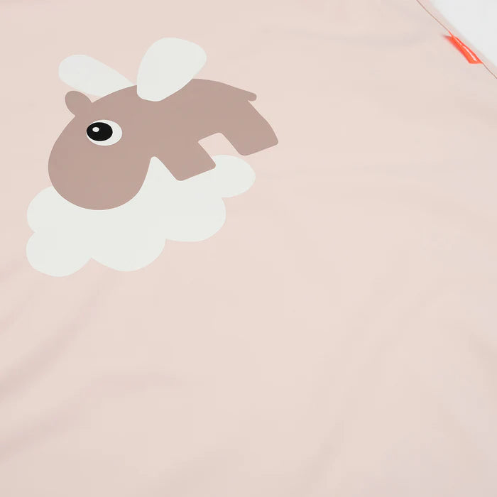 Delantal impermeable para niños Happy Clouds rosa