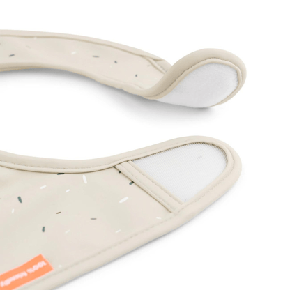 Set de 2 Baberos con velcro Lalee arena