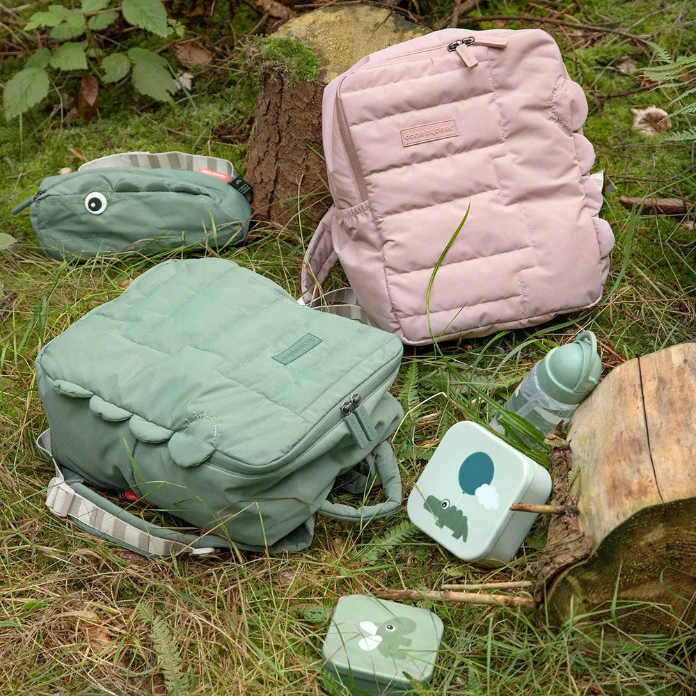 Set de 3 cajas para snack Happy Clouds verde