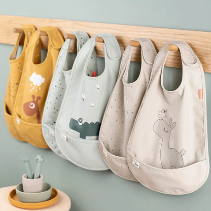 Set de 2 Baberos con velcro Lalee arena