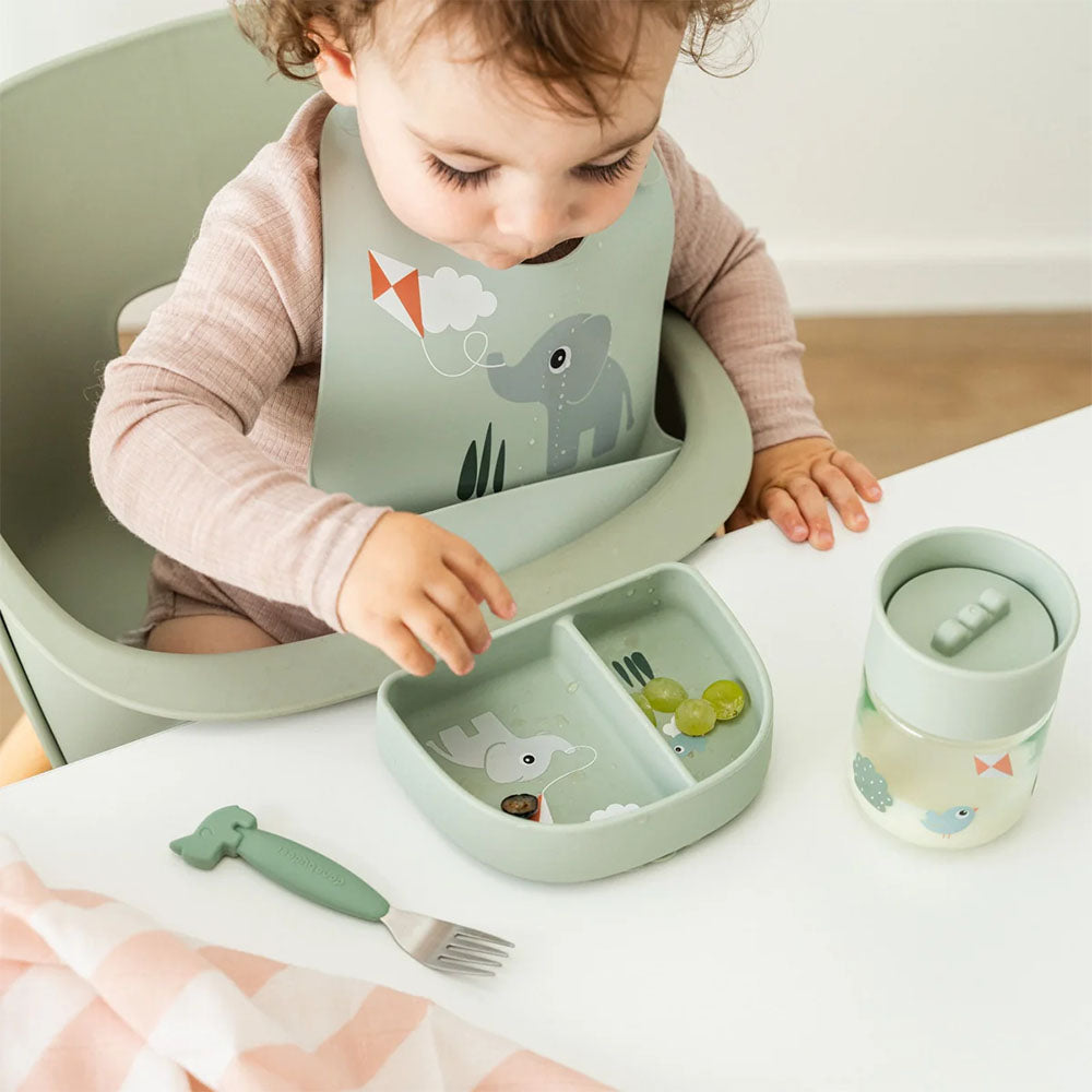 Set de 2 Baberos de silicona Playground varios colores