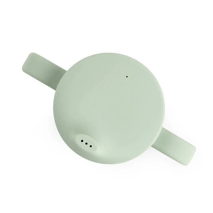 Vaso con boquilla de silicona de 2 asas Playground verde