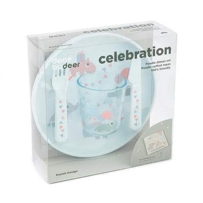 Set Foodie para comer Celebration azul