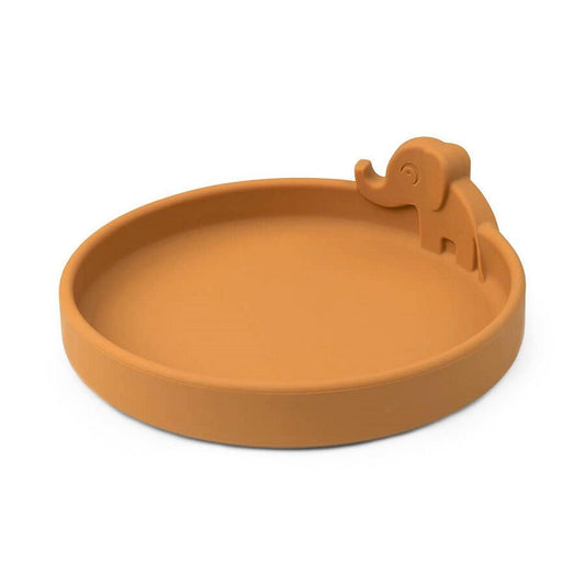 Plato Peekaboo Elphee mostaza