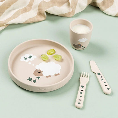 Plato de silicona stick & stay Tiny Farm arena