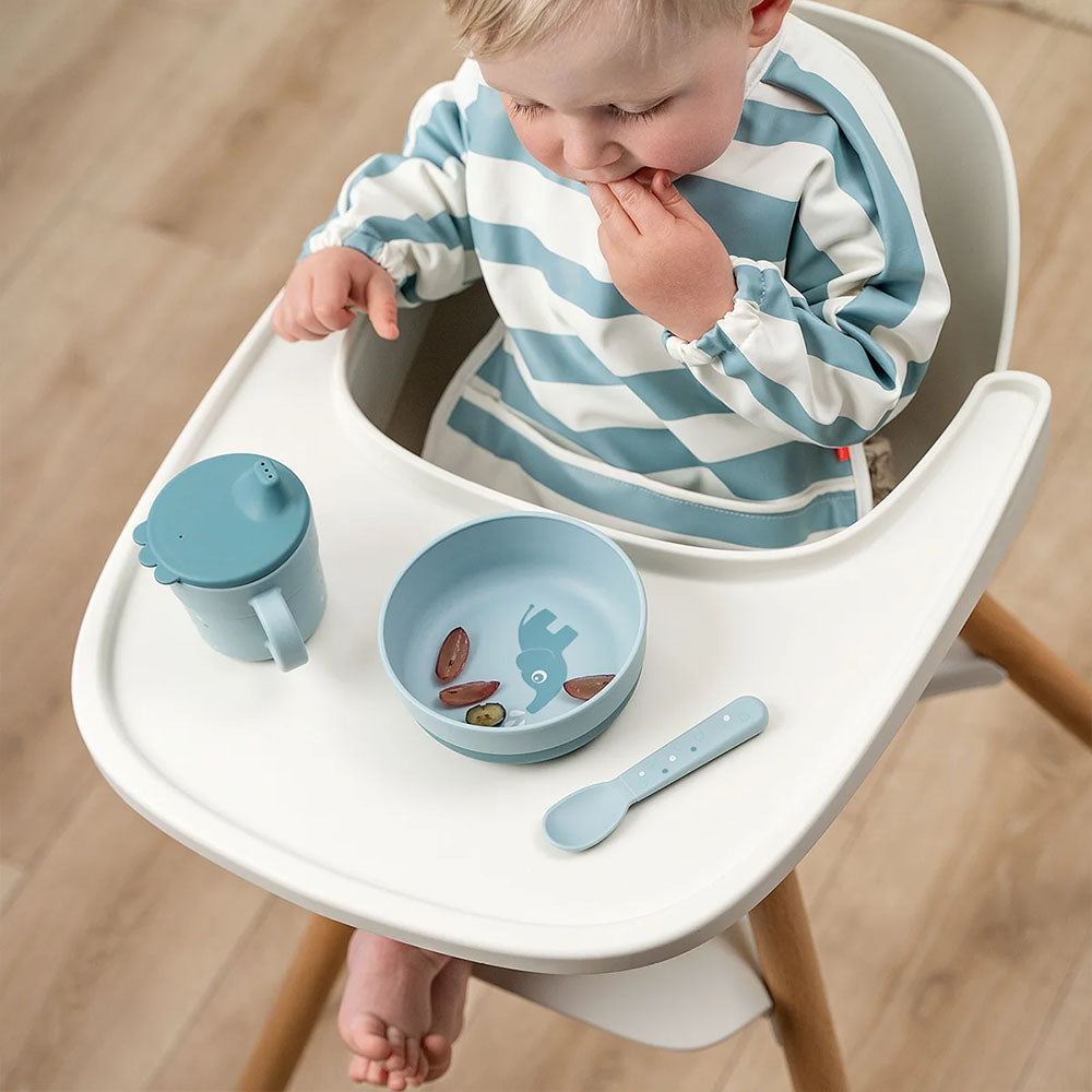 Vaso con boquilla Foodie Happy Dots azul