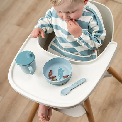 Vaso con boquilla Foodie Happy Dots azul