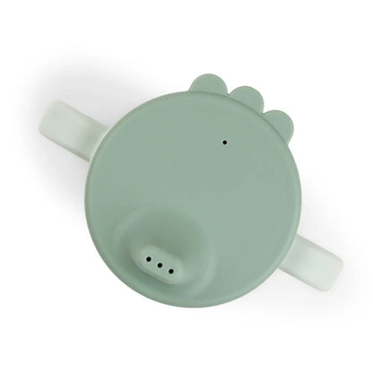 Vaso con boquilla Foodie Happy Dots verde