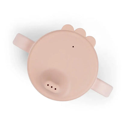 Vaso con boquilla Foodie Tiny Farm rosa