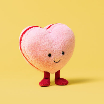Peluche Corazón Macaron Colette Rosado Amuseable Jellycat