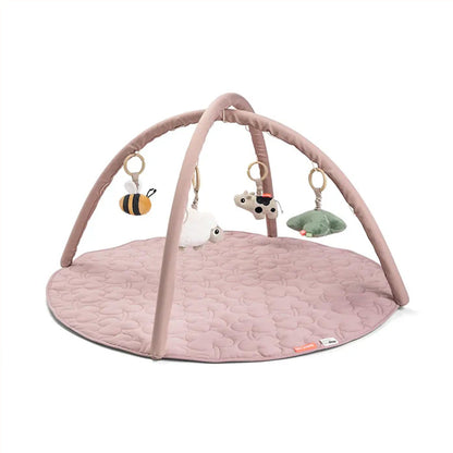 Gimnasio de juego de actividades Tiny Farm rosa