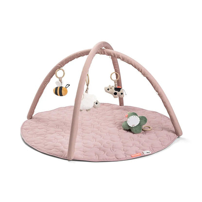 Gimnasio de juego de actividades Tiny Farm rosa