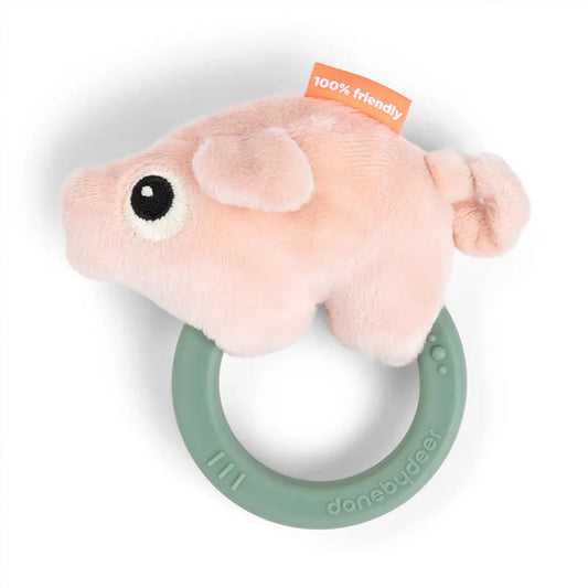 Sonajero sensorial con mordedor Pigee varios colores