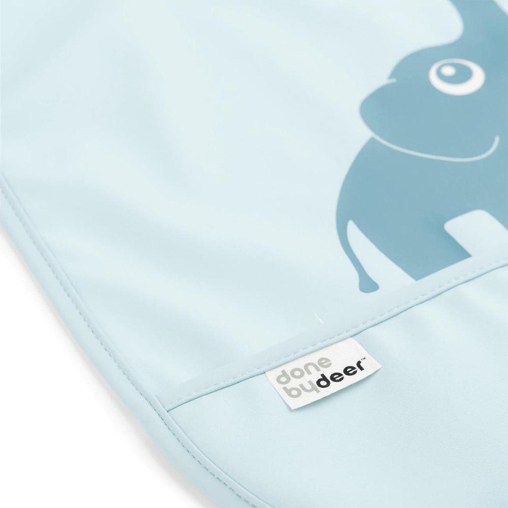 Set de 2 Baberos con velcro Elphee azul