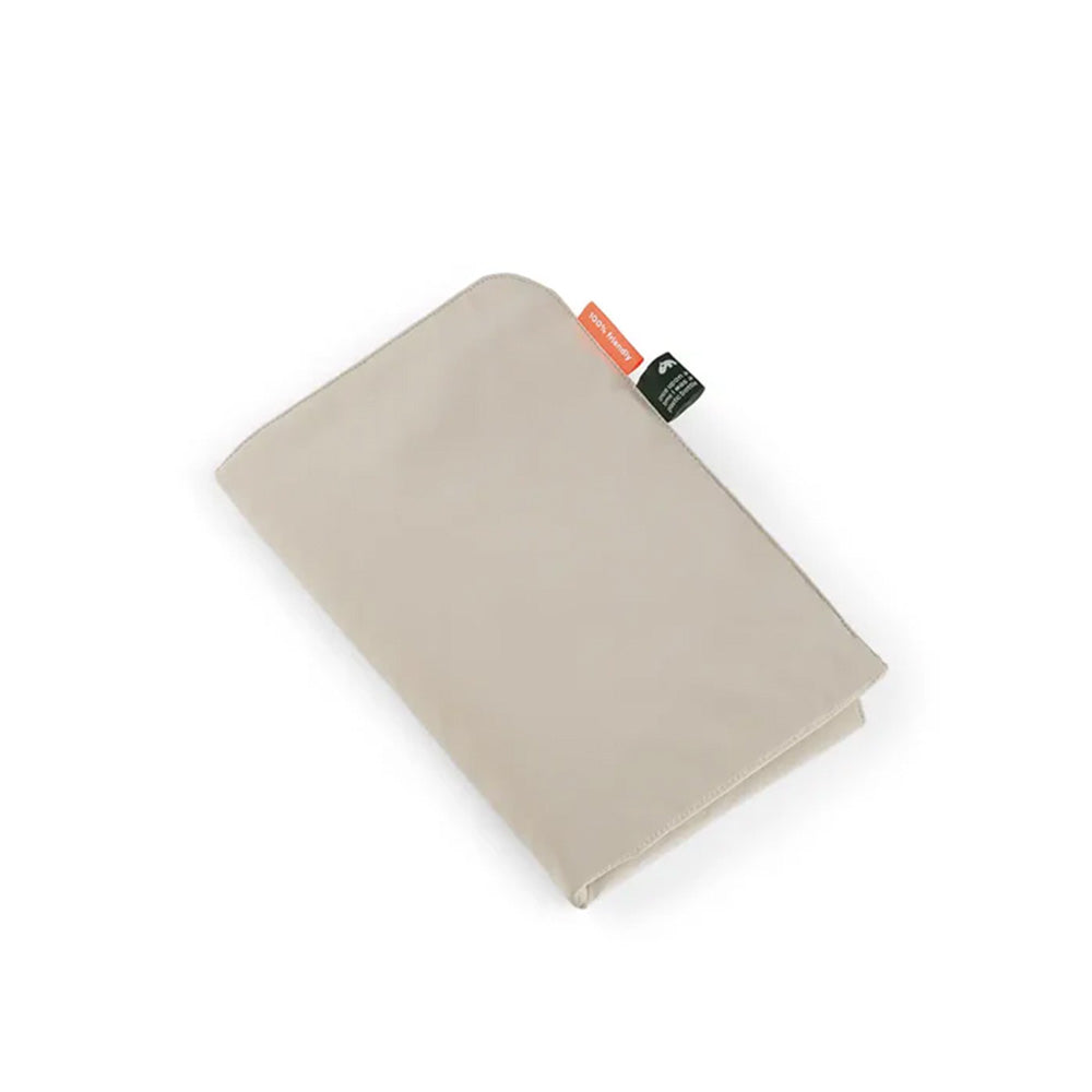 Bolso Maternal Tote acolchado con mudador portatil arena