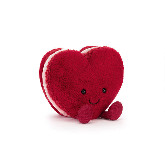 Peluche Corazón Macaron Arlette Rojo Amuseable Jellycat
