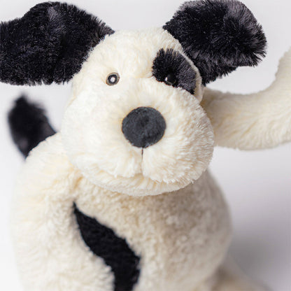 Peluche Perro Blanco y Negro Mediano Jellycat