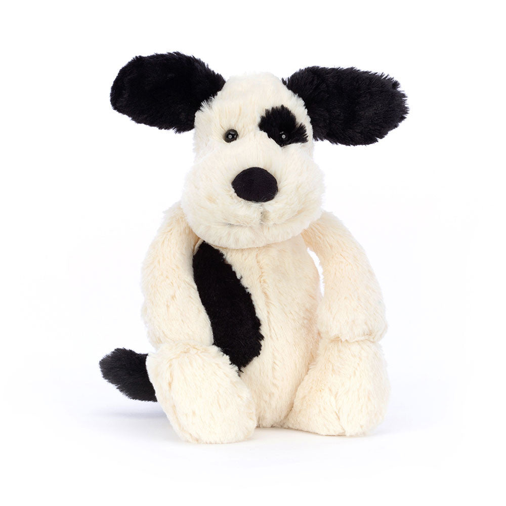 Peluche Perro Blanco y Negro Mediano Jellycat