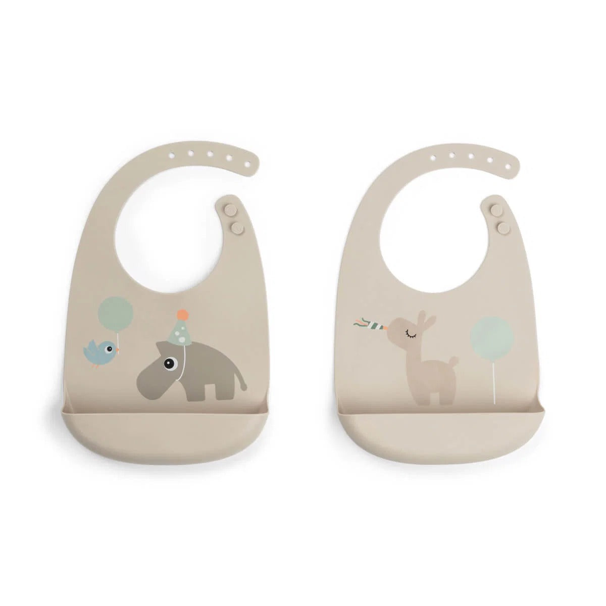 Set de 2 baberos silicona Celebration arena
