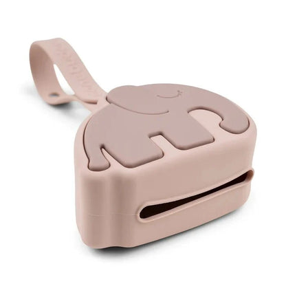 Caja de silicona para chupete Elphee rosa