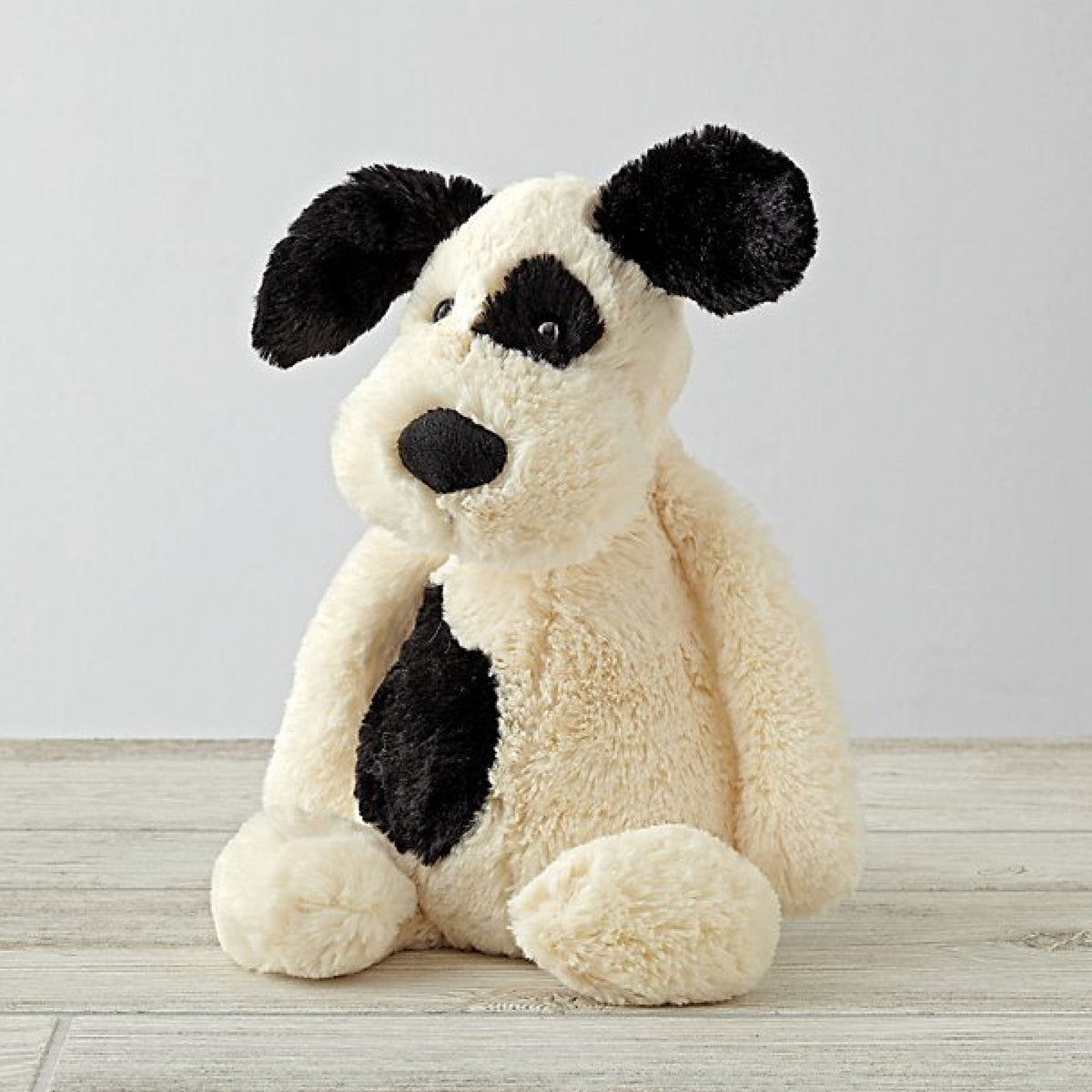 Peluche Perro Blanco y Negro Mediano Jellycat