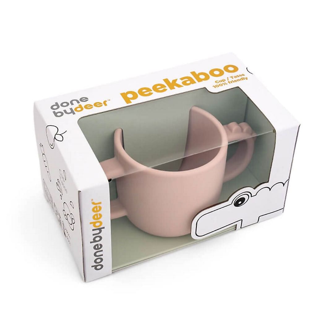 Taza con 2 asas Peekaboo Croco Rosa