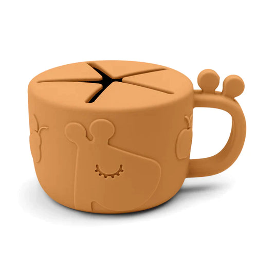 Taza para snack peekaboo Raffi Mostaza