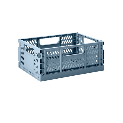 Caja Plegable Moderna Mediana Azul