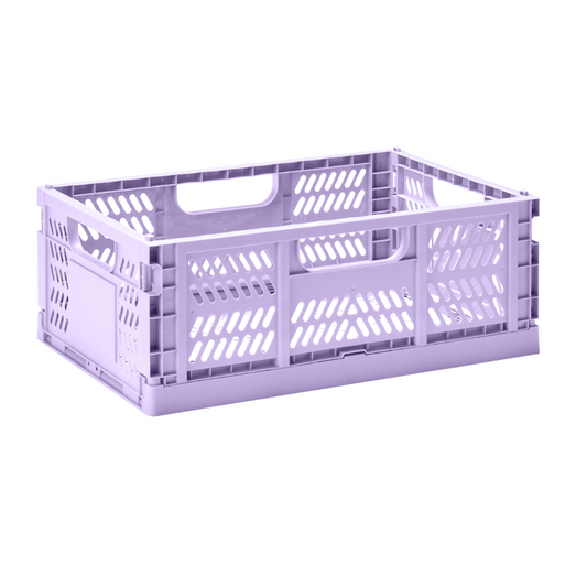 Caja Plegable Moderna Grande Lila