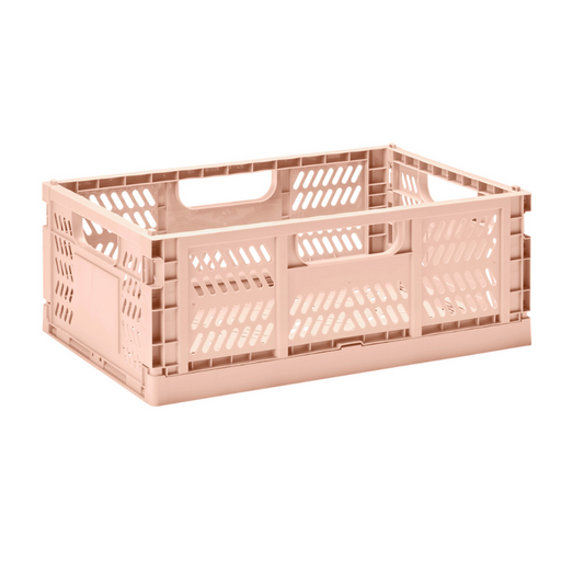 Caja Plegable Moderna Grande Arcilla Rosa