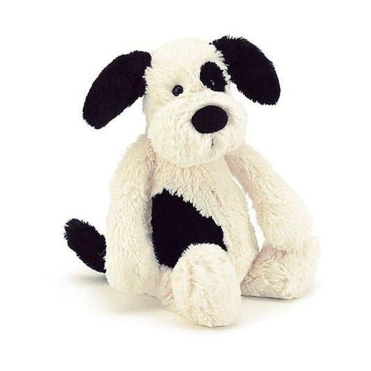 Peluche Perro Blanco & Negro Pequeño