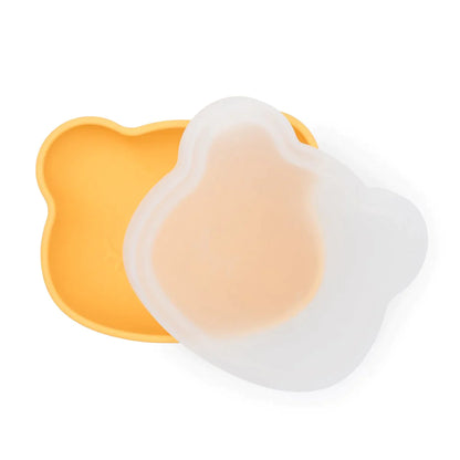 Bowl Oso con ventosa y tapa, Amarillo
