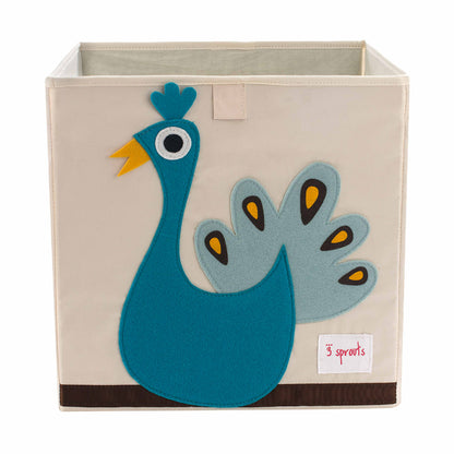 Caja Juguetes Pavo Real