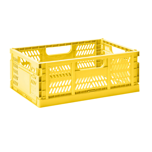 Caja Plegable Moderna Grande Amarillo